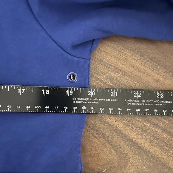 Nike‎ Blue Purple Full Zip Long Hoodie Varsity Stripe 
Workout Gym Running M - Picture 10 of 16